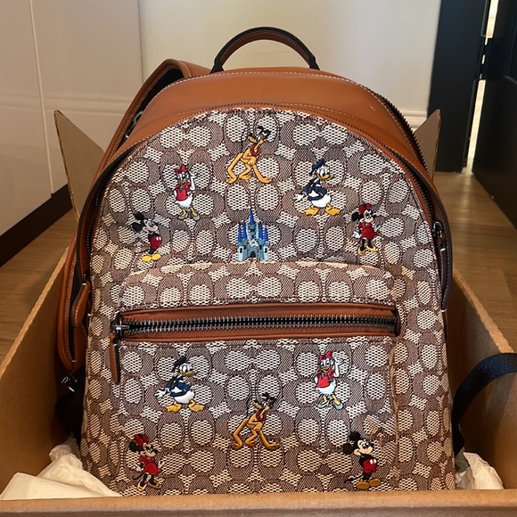 NWT Disney x Coach back pack Disney collaboration themed.  This sold out quickly - Picture 2 of 7